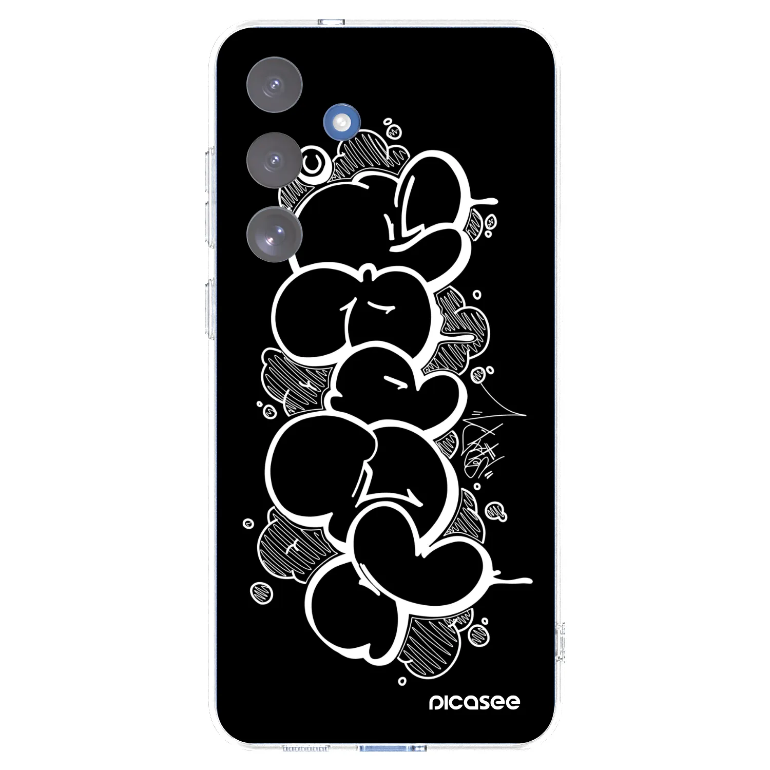 Picasee silikónový prehľadný obal pre Samsung Galaxy S25 FE 5G - Throw UP