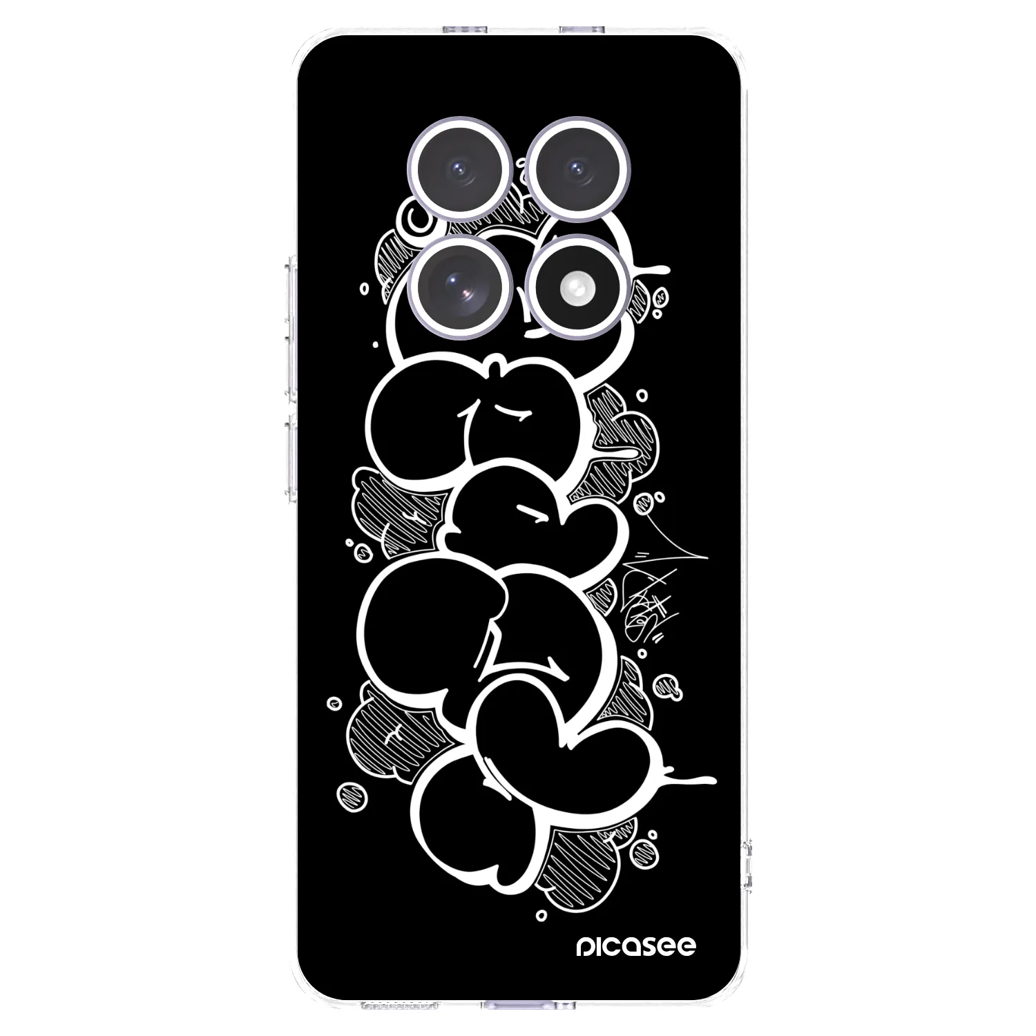 Picasee silikónový prehľadný obal pre Xiaomi Redmi Note 15 - Throw UP