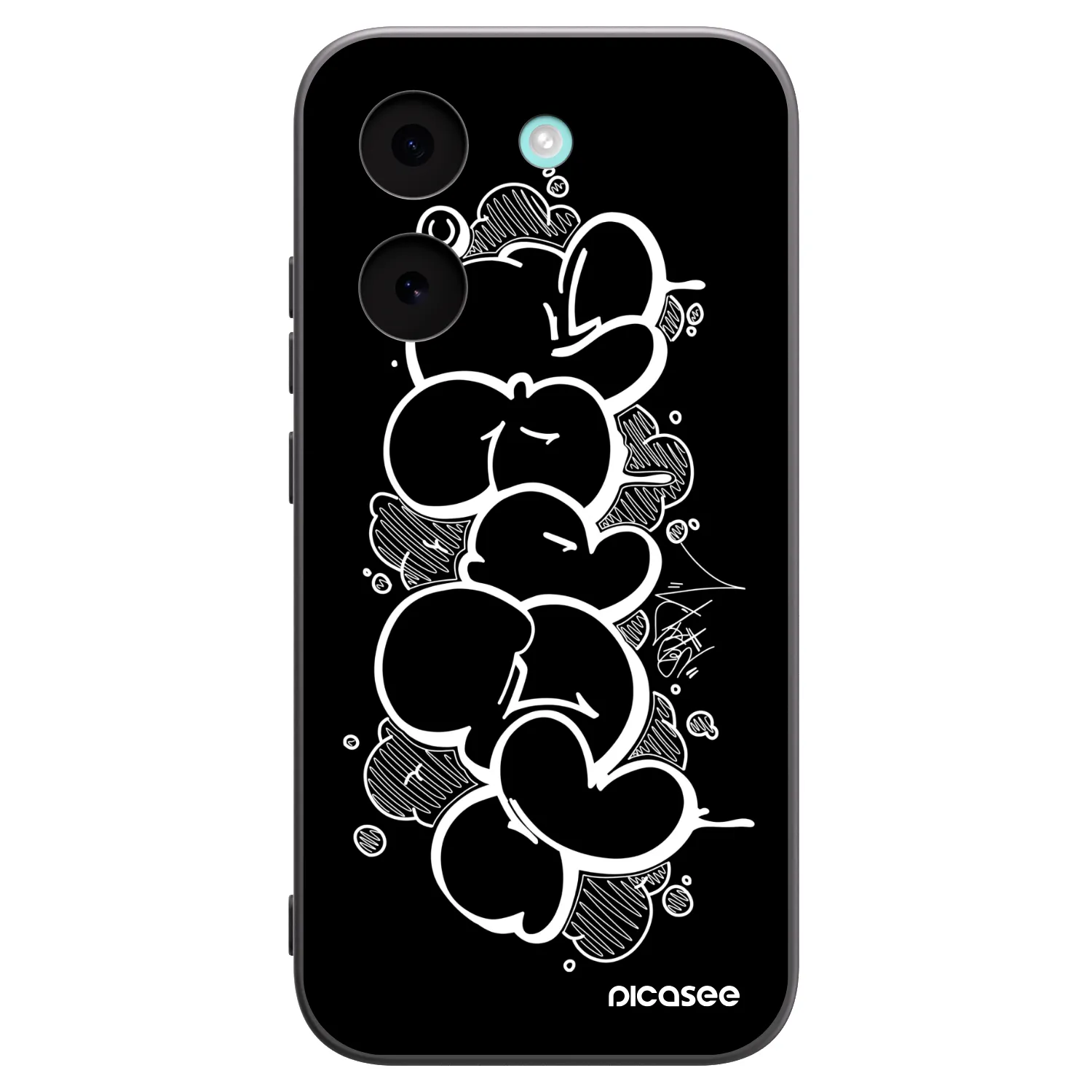Picasee silikónový čierny obal pre Xiaomi Poco X8 Pro - Throw UP