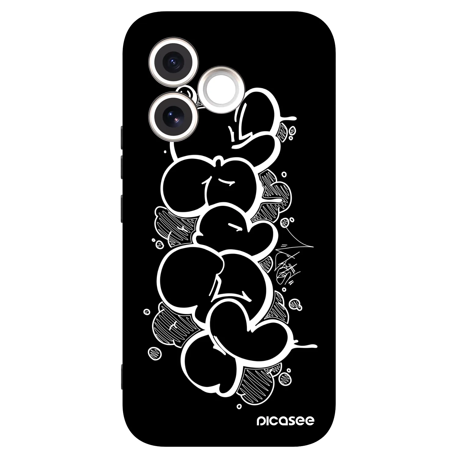 Picasee silikónový čierny obal pre Honor 600 Lite - Throw UP