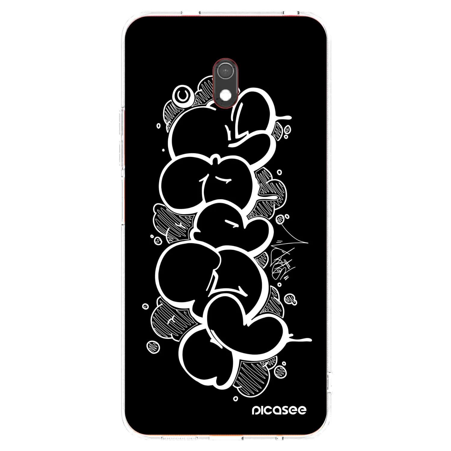 Picasee silikónový prehľadný obal pre Xiaomi Redmi 8A - Throw UP
