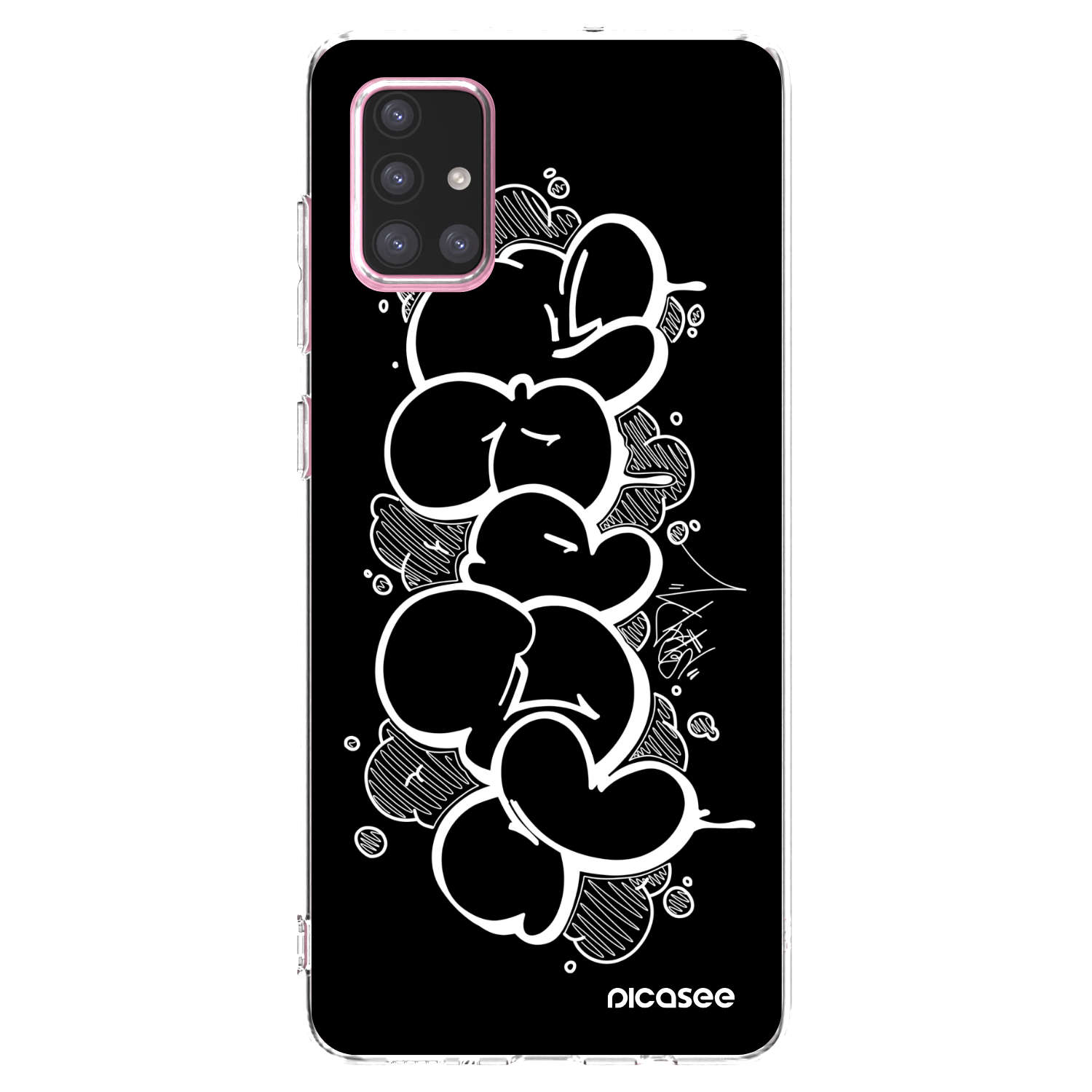 Picasee silikónový prehľadný obal pre Samsung Galaxy A71 A715F - Throw UP