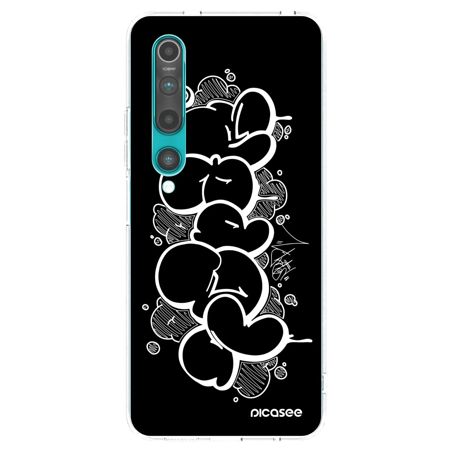 Picasee silikónový prehľadný obal pre Xiaomi Mi 10 - Throw UP