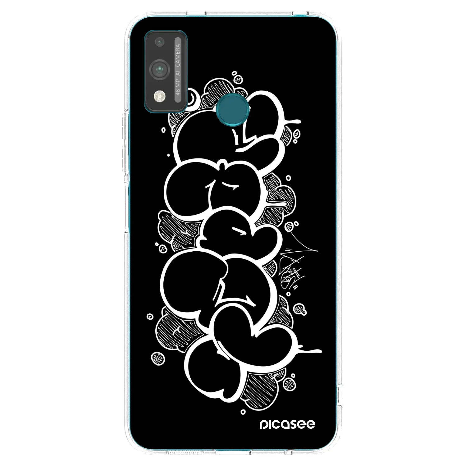 Picasee silikónový prehľadný obal pre Honor 9X Lite - Throw UP