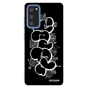 Picasee silikónový prehľadný obal pre Samsung Galaxy S20 FE - Throw UP