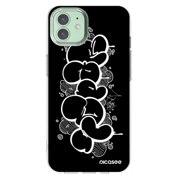 Picasee silikónový prehľadný obal pre Apple iPhone 12 - Throw UP