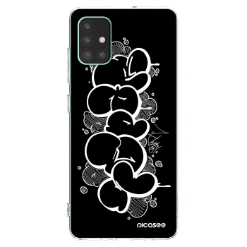 Picasee silikónový prehľadný obal pre Samsung Galaxy M51 M515F - Throw UP