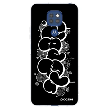 Picasee silikónový prehľadný obal pre Motorola Moto G9 Play - Throw UP