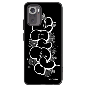 Picasee silikónový čierny obal pre Xiaomi Redmi Note 10 - Throw UP