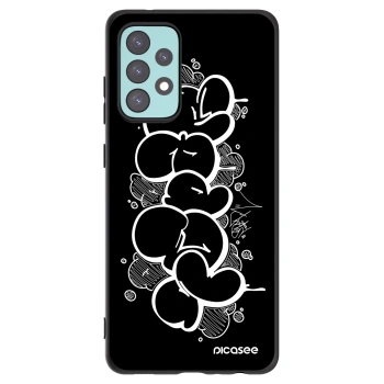 Picasee silikónový čierny obal pre Samsung Galaxy A72 A725F - Throw UP
