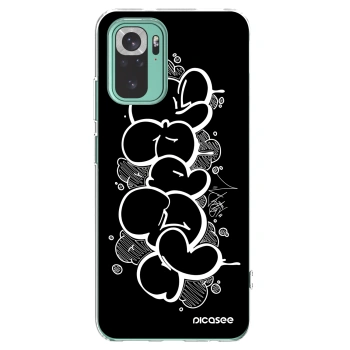 Picasee silikónový prehľadný obal pre Xiaomi Redmi Note 10 Pro - Throw UP