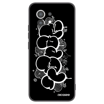 Picasee silikónový čierny obal pre Xiaomi Mi 11 - Throw UP