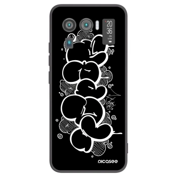 Picasee silikónový čierny obal pre Xiaomi Mi 11 Ultra - Throw UP