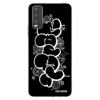 Picasee silikónový prehľadný obal pre Vivo Y20s - Throw UP