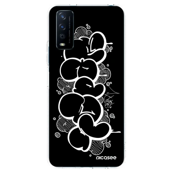 Picasee silikónový prehľadný obal pre Vivo Y11s - Throw UP