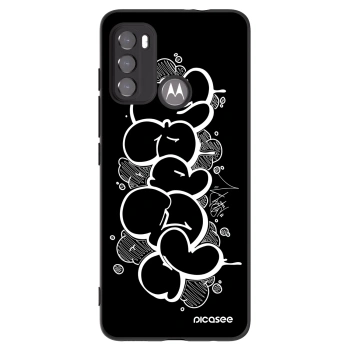 Picasee silikónový čierny obal pre Motorola Moto G60 - Throw UP
