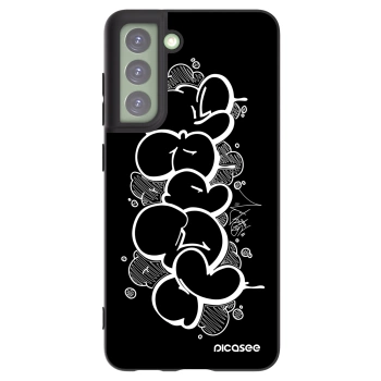 Picasee silikónový čierny obal pre Samsung Galaxy S21 FE 5G - Throw UP