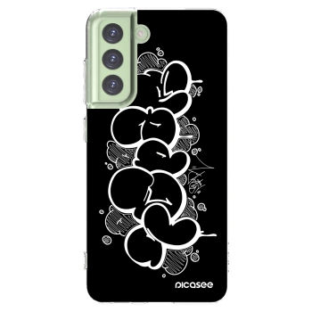 Picasee silikónový prehľadný obal pre Samsung Galaxy S21 FE 5G - Throw UP