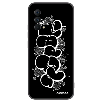 Picasee silikónový čierny obal pre Realme GT Master Edition 5G - Throw UP