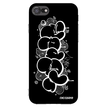 Picasee silikónový prehľadný obal pre Apple iPhone SE 2022 - Throw UP