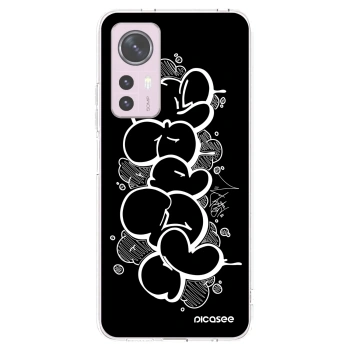 Picasee silikónový prehľadný obal pre Xiaomi 12 - Throw UP