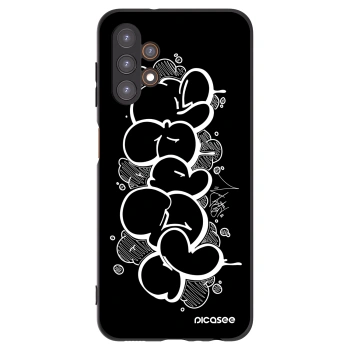 Picasee silikónový čierny obal pre Samsung Galaxy A13 4G A135 - Throw UP