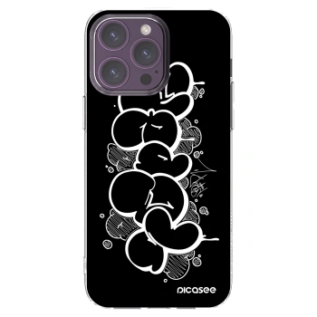 Picasee silikónový prehľadný obal pre Apple iPhone 14 Pro Max - Throw UP
