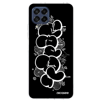 Picasee silikónový prehľadný obal pre Samsung Galaxy M53 5G - Throw UP