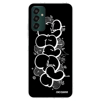 Picasee silikónový prehľadný obal pre Samsung Galaxy M13 M135F - Throw UP