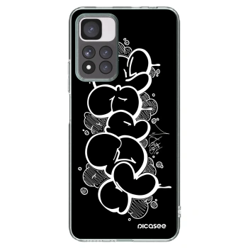 Picasee silikónový prehľadný obal pre Xiaomi Redmi Note 11 Pro+ 5G - Throw UP
