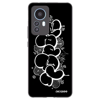 Picasee silikónový čierny obal pre Xiaomi 12T Pro - Throw UP