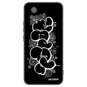 Picasee silikónový čierny obal pre Xiaomi Poco M4 Pro - Throw UP