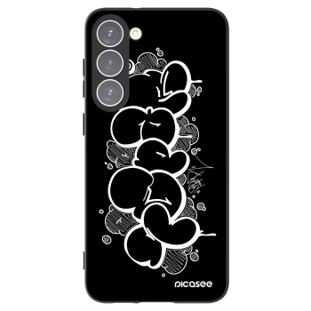Picasee silikónový čierny obal pre Samsung Galaxy S23+ 5G - Throw UP
