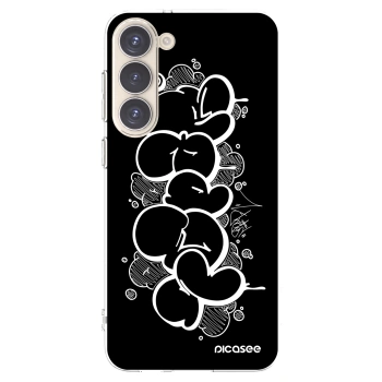 Picasee silikónový prehľadný obal pre Samsung Galaxy S23+ 5G - Throw UP