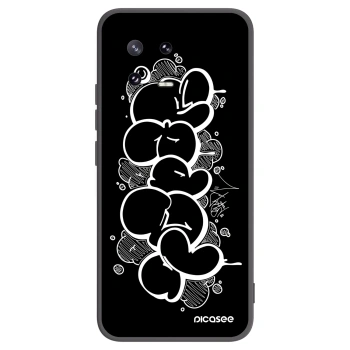 Picasee silikónový čierny obal pre Xiaomi 13 Pro - Throw UP