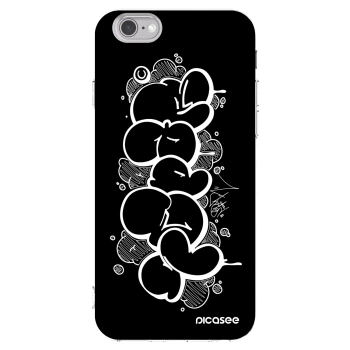 Picasee silikónový prehľadný obal pre Apple iPhone 6/6S - Throw UP