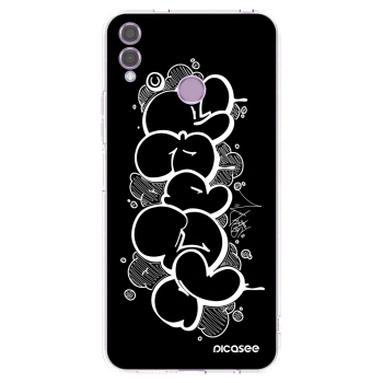 Picasee silikónový prehľadný obal pre Honor 8X - Throw UP