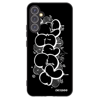Picasee silikónový čierny obal pre Samsung Galaxy A34 5G A346B - Throw UP