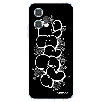Picasee silikónový prehľadný obal pre Xiaomi Redmi Note 12 5G - Throw UP