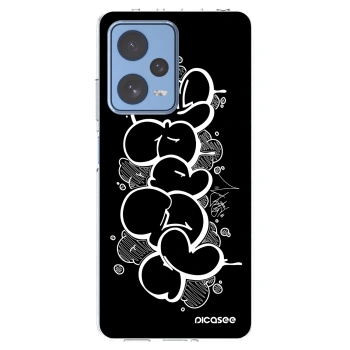 Picasee silikónový prehľadný obal pre Xiaomi Redmi Note 12 Pro 5G - Throw UP