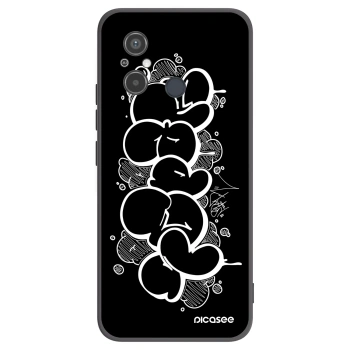 Picasee silikónový čierny obal pre Xiaomi Redmi 12C - Throw UP