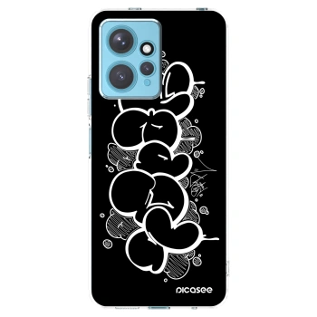 Picasee silikónový prehľadný obal pre Xiaomi Redmi Note 12 4G - Throw UP