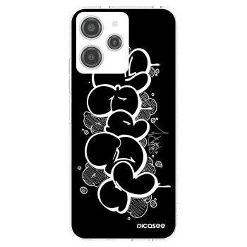 Picasee silikónový prehľadný obal pre Xiaomi Redmi 12 4G - Throw UP