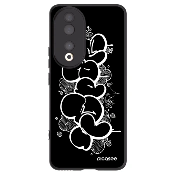 Picasee silikónový čierny obal pre Honor 90 5G - Throw UP