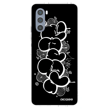 Picasee silikónový prehľadný obal pre Motorola Moto G62 - Throw UP