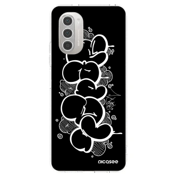 Picasee silikónový prehľadný obal pre Motorola Moto G51 - Throw UP