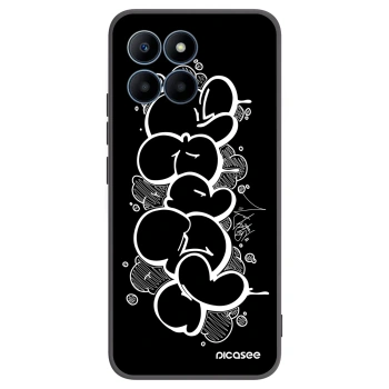 Picasee silikónový čierny obal pre Honor 70 Lite - Throw UP