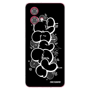 Picasee silikónový prehľadný obal pre Motorola Moto G84 5G - Throw UP