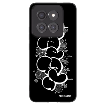 Picasee silikónový čierny obal pre Xiaomi 14 Pro - Throw UP