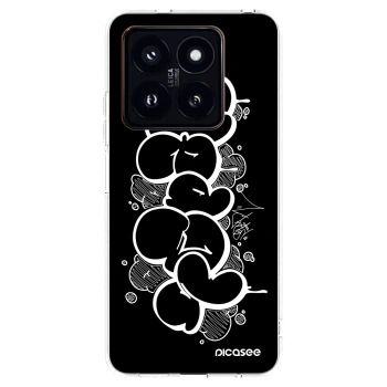 Picasee silikónový prehľadný obal pre Xiaomi 14 Pro - Throw UP